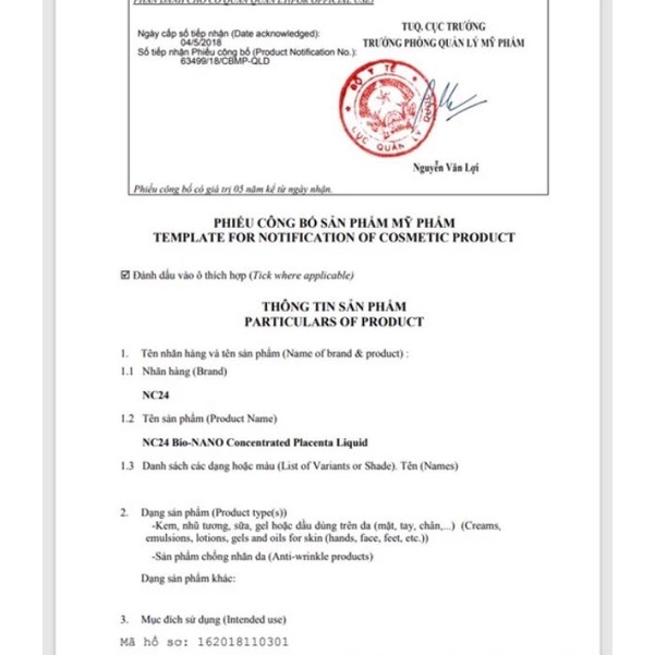 Tinh Chất Collagen 100% Nature's care - 1 chaix10ml