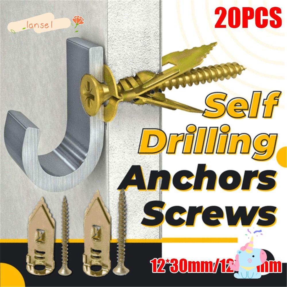 Set 20 Đinh Ốc Nối Dài Tường Chịu Được Sức Nặng Chất Lượng Cao