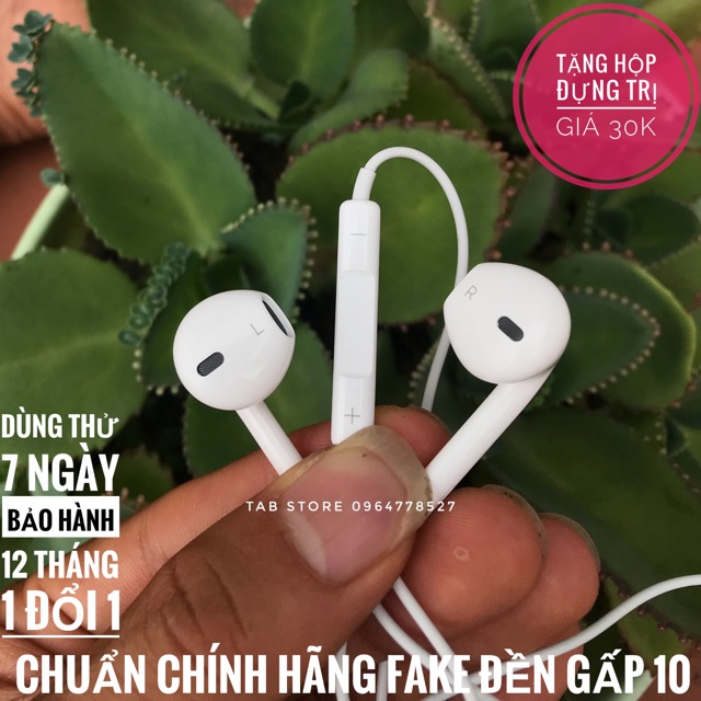 Tai Nghe IPHONE 6s Zin Bóc Máy (TẶNG HỘP ĐỰNG)