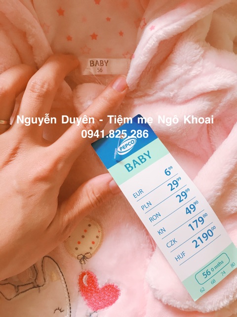 Body gấu lông hiệu BABY xuất xịn