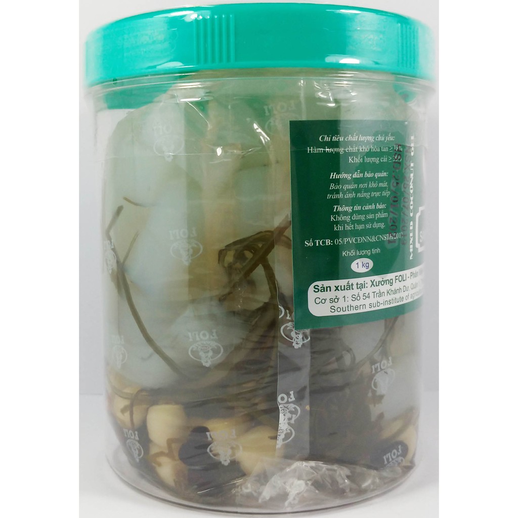 THẠCH DỪA SÂM BỔ LƯỢNG HŨ 1KG