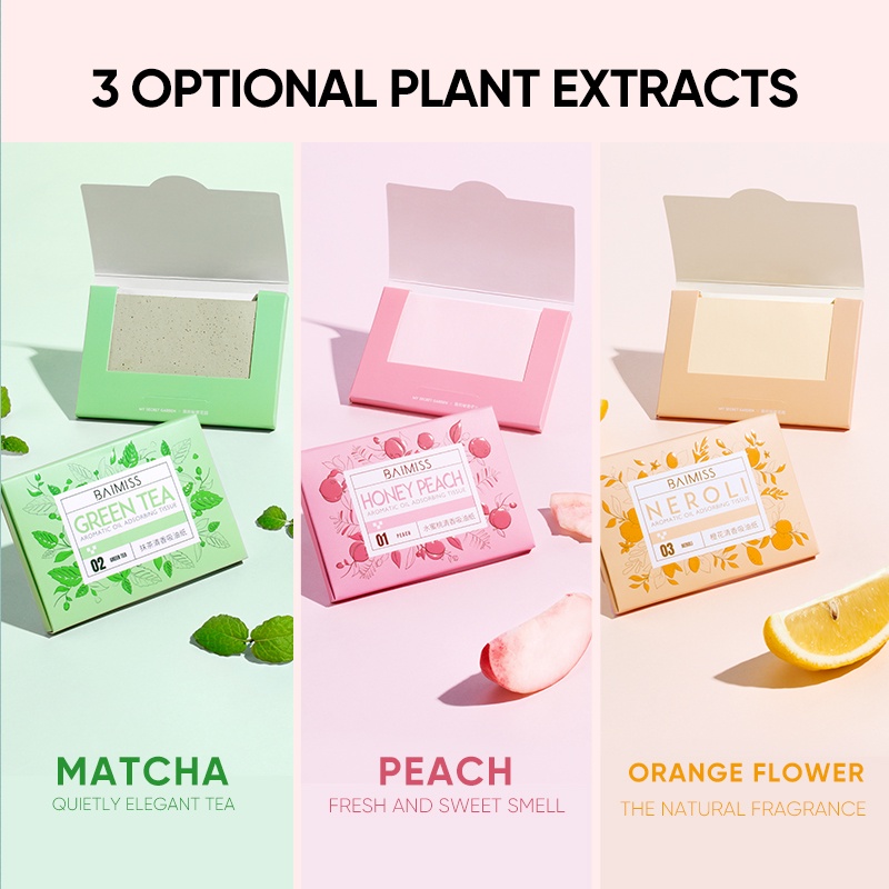 Set 100 tờ giấy thấm dầu BAIMISS hương trà xanh độc đáo | BigBuy360 - bigbuy360.vn