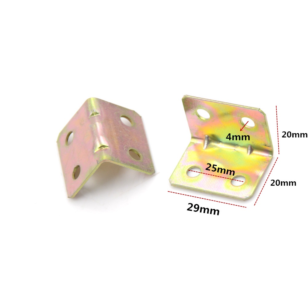 Bộ 10 Giá Đỡ Vuông Góc 90 Độ 25x25x16mm
