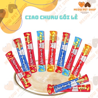 CIAO Churu Gói Lẻ - súp snack thưởng cho mèo - Thức ăn cho mèo giá sỉ