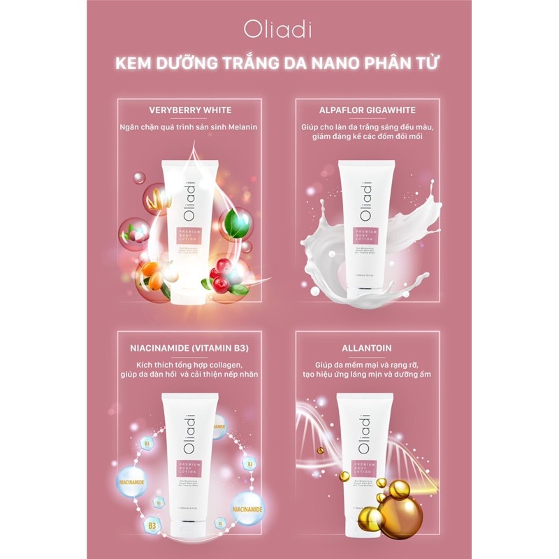 kem dưỡng trắng da nano phân tử Oliadi | BigBuy360 - bigbuy360.vn