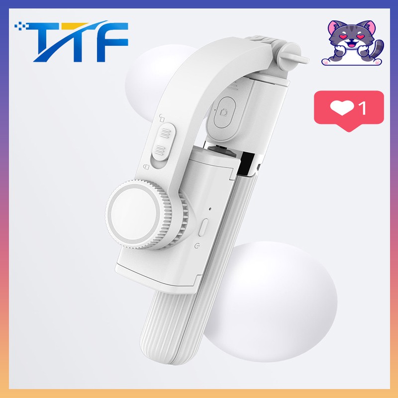 【BH 1 ĐỔI 1】Tay Cầm Chống Rung Điện Tử Gimbal L08 Có Bluetooth - Gimbal Điện Thoại Chống Rung - Có Chân Đỡ