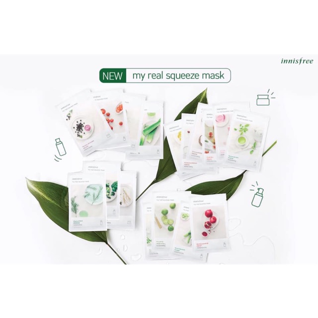 Mặt Nạ Giấy Innisfree My Real Squeeze Mask.