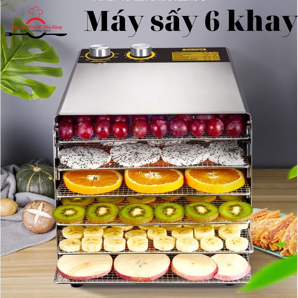 Máy sấy khô Thực phẩm 6 KHAY INOX_SEPTREE