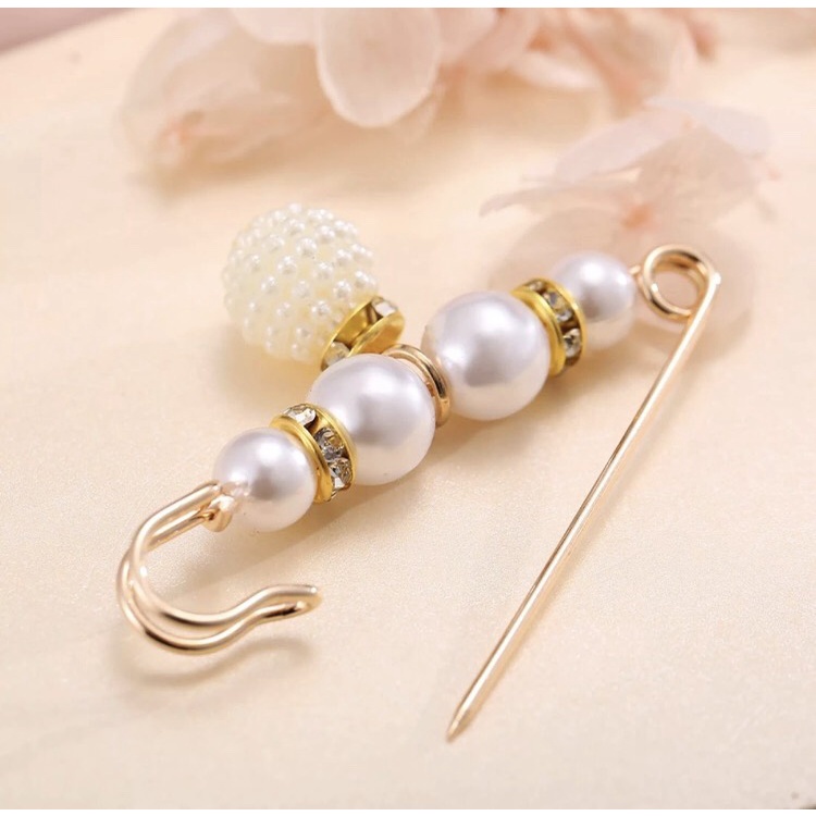Set khuy cài quần áo đính đá sang trọng tiện lợi - trâm ghim cài áo - Dumi Shop