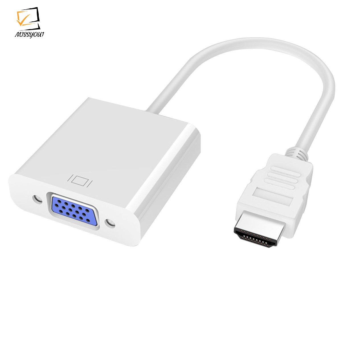 [Hàng xịn] Cáp chuyển đổi HDMI sang VGA kèm dây audio 3.5-Bộ đầu chuyển cổng HDMI ra VGA giắc HDMI to VGA,dây máy chiếu | BigBuy360 - bigbuy360.vn