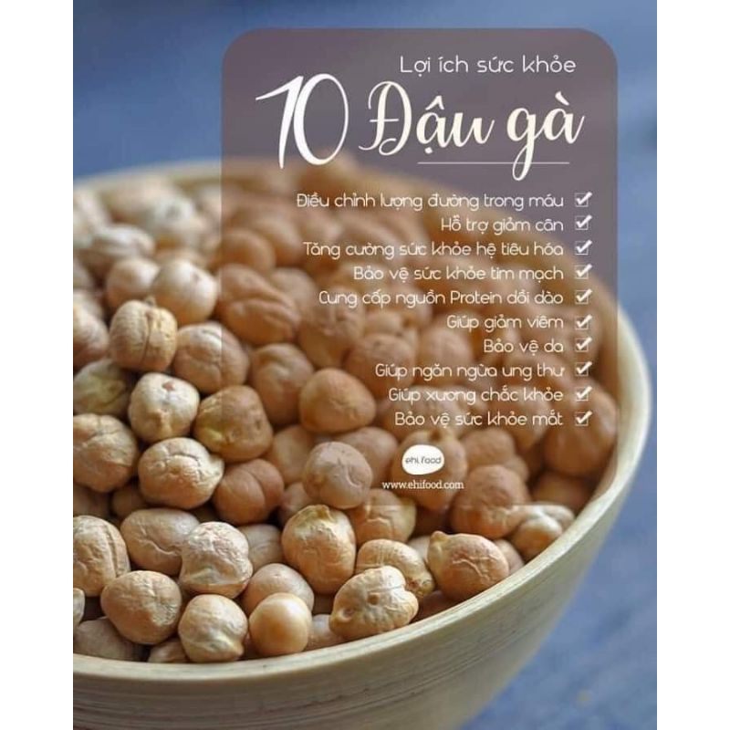 1Kg Hạt ĐẬU GÀ NHẬP KHẨU  dùng để nấu sữa hạt