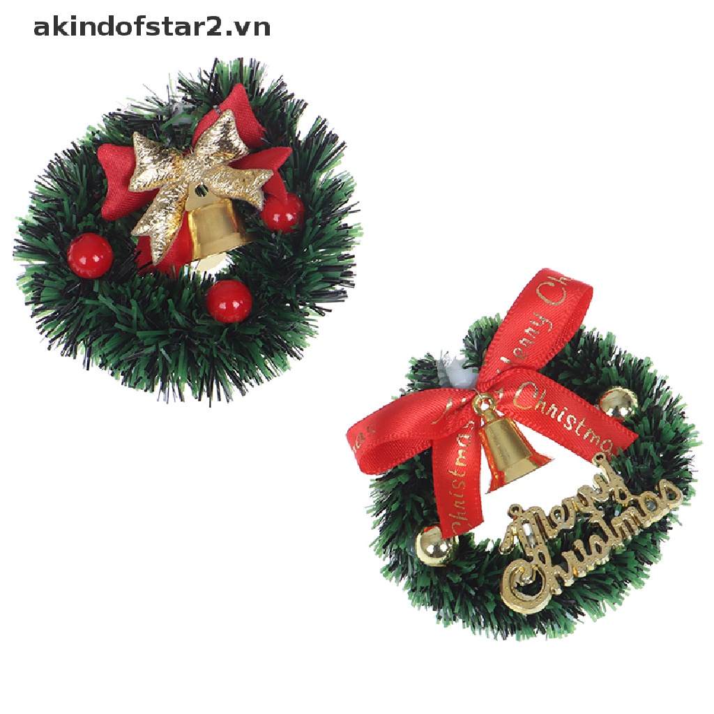 Vòng Hoa Giáng Sinh Mini 1: 12 Cho Trang Trí Nhà Búp Bê akindofstar2.vn
