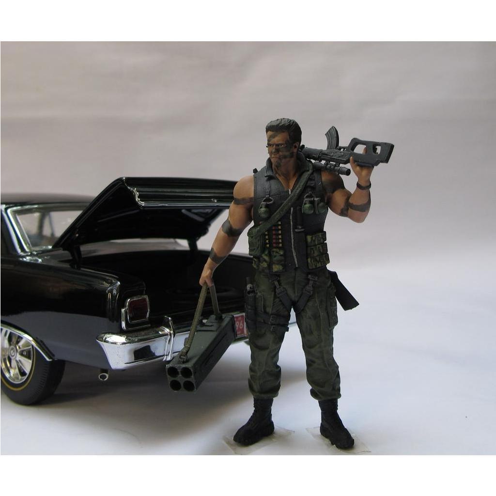 Figure Arnold Schwarzenegger in "Commando" (1985) tỷ lệ 1:18