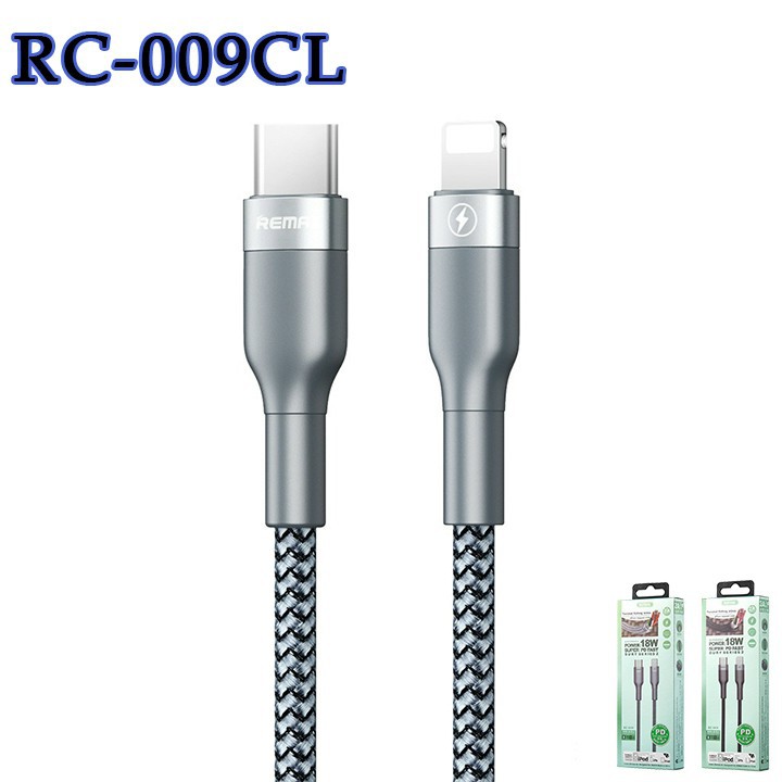 Cáp sạc nhanh IPRemax RC-009 PD 18W Type-C dùng cho củ sạc PD ( HÀNG )