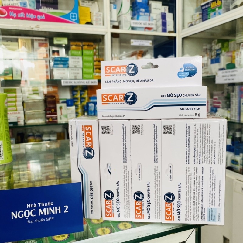 ✅  Scar Z intensive gel mờ sẹo chuyên sâu làm phẳng mờ sẹo đều màu da