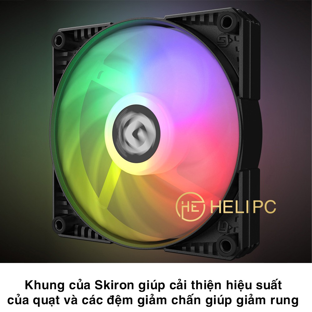 Quạt tản nhiệt case máy tính PHANTEKS Metallic Gear Skiron DRGB - Quạt fan case 14cm