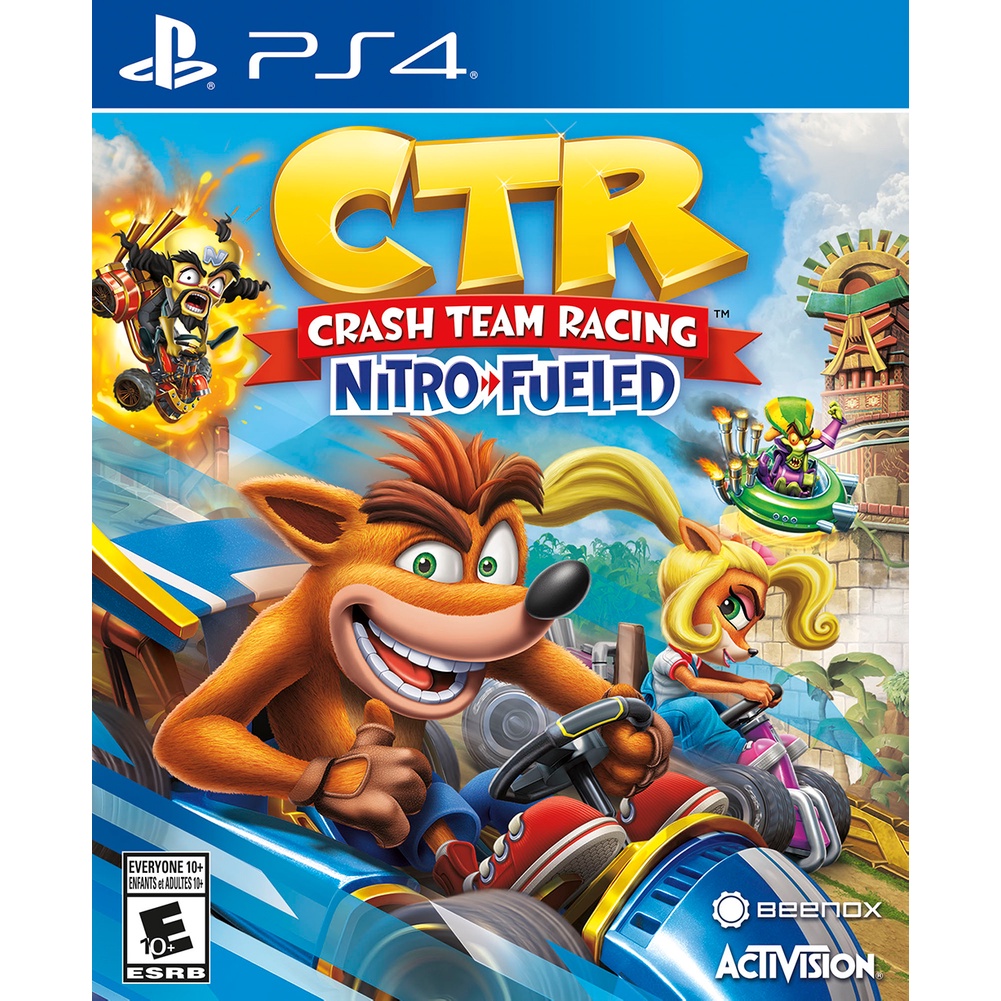 Đĩa Game Ps4 CTR Crash Team Racing Nitro Fueled đua xe cáo Ps4