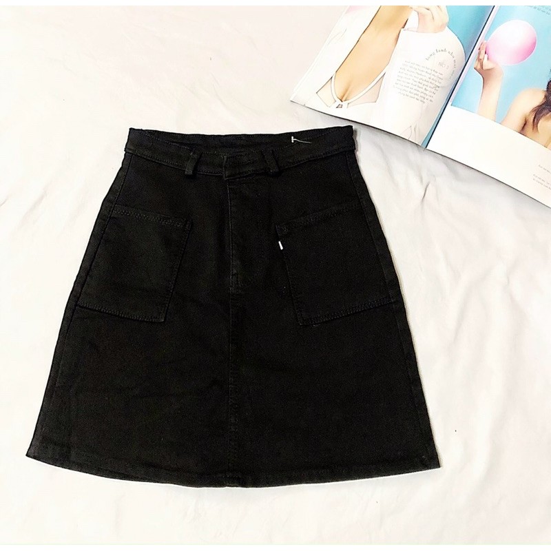 CHÂN VÁY KAKI NGẮN 2 TÚI TRƯỚC | BigBuy360 - bigbuy360.vn