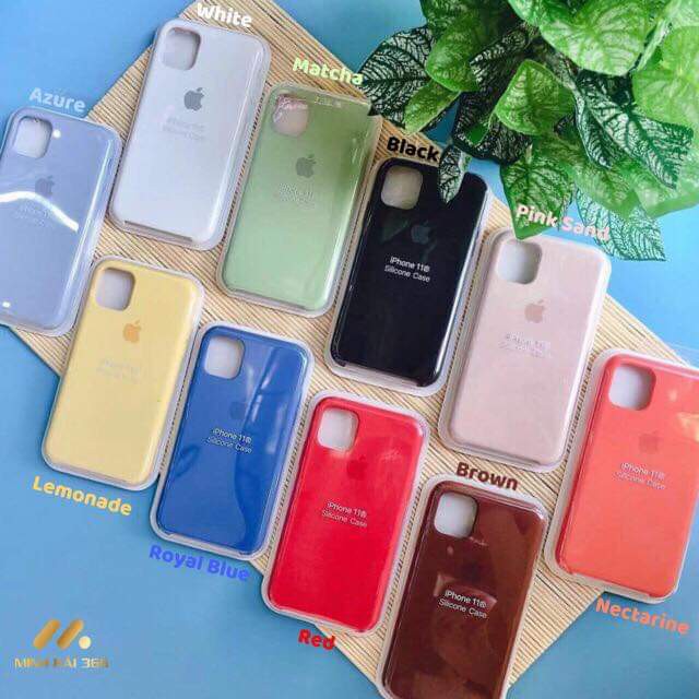 Ốp lưng iPhone 11/ 11 Pro/ 11 Pro Max Silicone mịn nhiều màu ( Chống bám bẩn, dễ lau chùi )