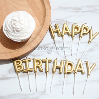 Nến sinh nhật HPBD các màu