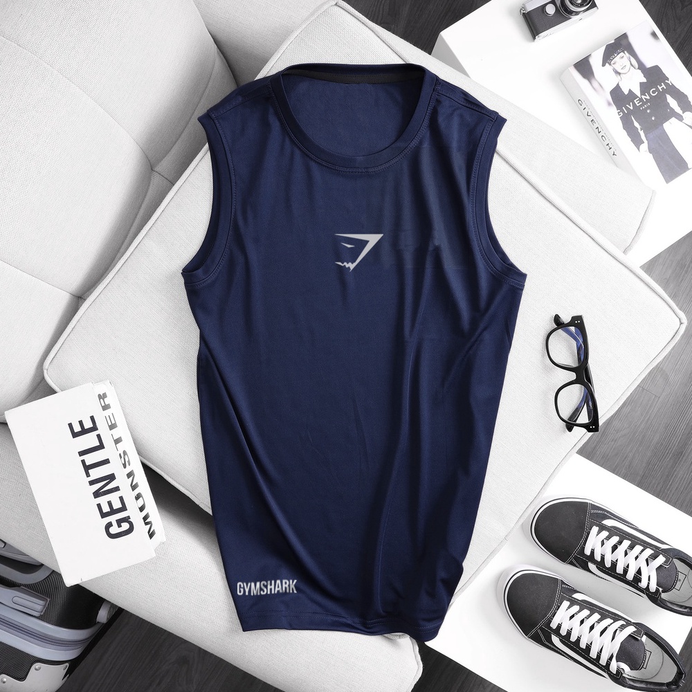 Áo Sát Nách Nam Tập Gym 𝗚𝗦 𝗚𝗦𝟯𝟵 Thể Thao Áo Ba Lỗ LOGO VẠT ÁO Co Dãn Thoáng Mát - ASN02