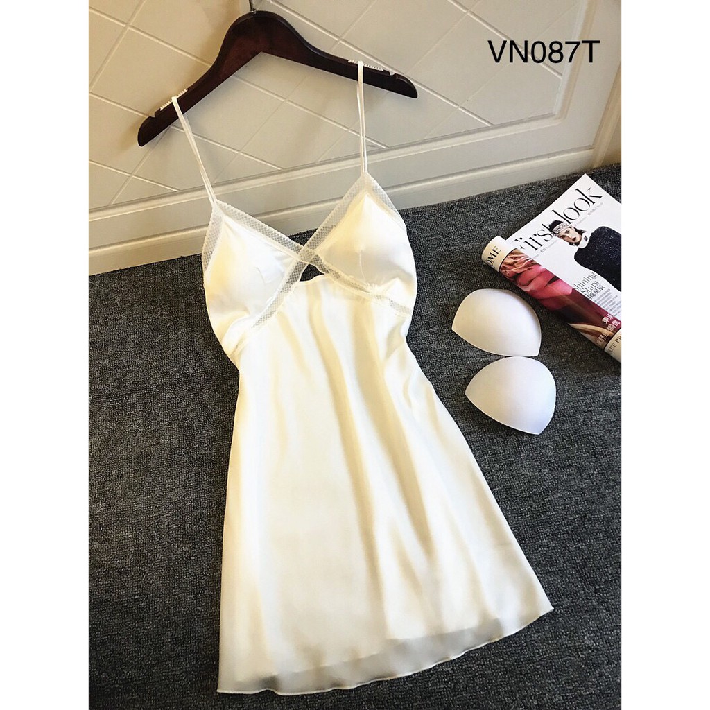 Váy ngủ lụa cao cấp sexy - VN087T | BigBuy360 - bigbuy360.vn