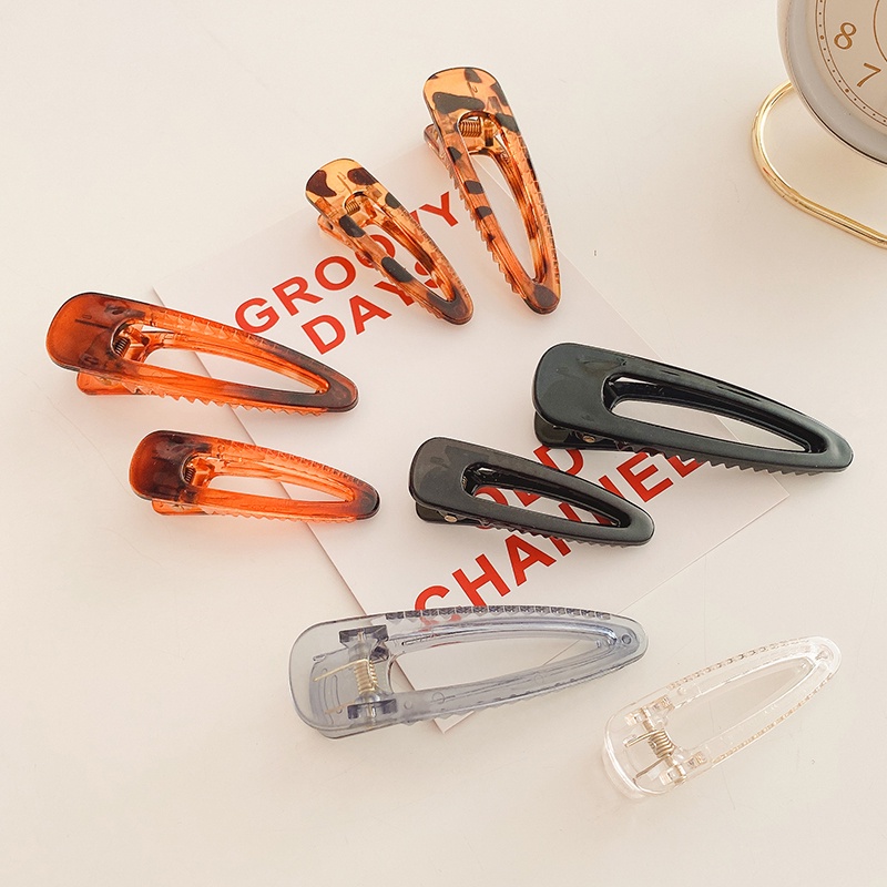 Kẹp tóc acrylic phong cách Hàn Quốc cho nữ