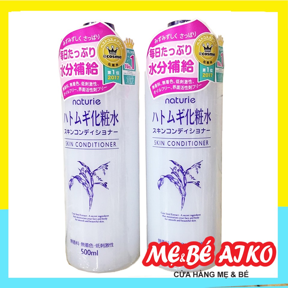 Nước Hoa Hồng - Lotion Dưỡng Da Naturie Hatomugi Skin Conditioner 500ml