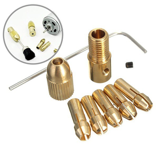 Bộ 8 đầu cặp mũi khoan điện nhỏ tiện dụng