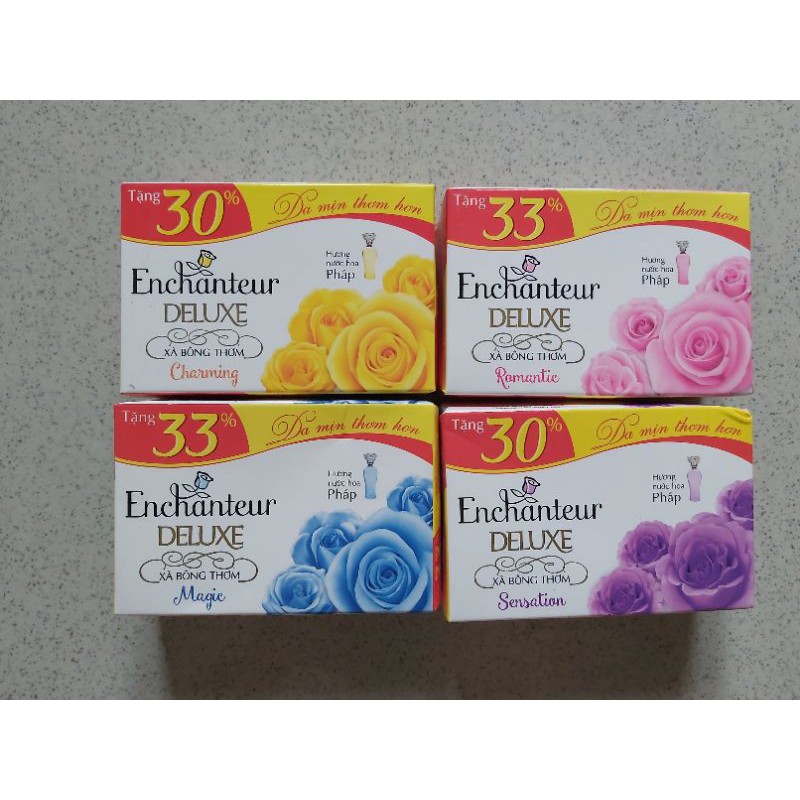 (Tăng 30% dung tích) Xà bông thơm enchanteur 90g