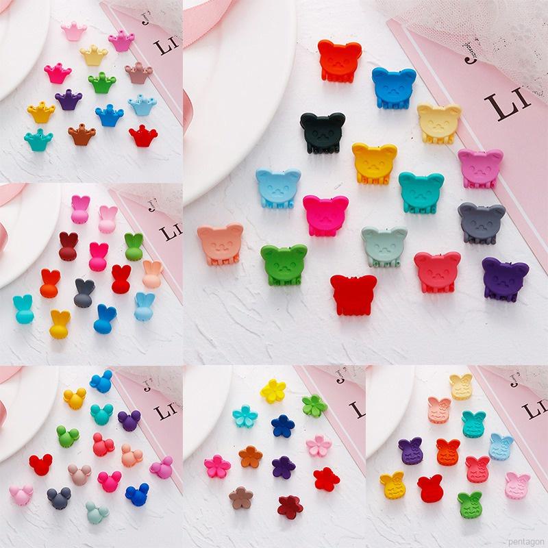 Set 10 kẹp tóc hoạt hình xinh xắn cho bé gái tùy chọn kiểu dáng