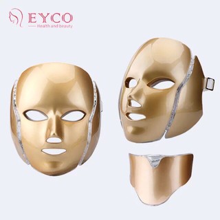 Mặt Nạ Ánh Sáng 7 Màu Sinh Học Điện Di 24k Gold