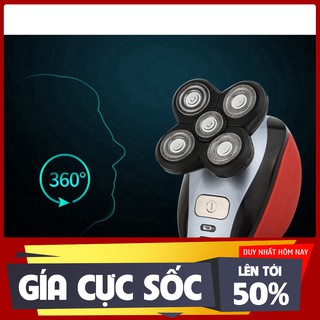 GIÁ SIÊU SÔC Bộ dao cạo râu xịn + Tông đơ + Tỉa lông mũi + Matxa mặt + Rửa mặt (5 trong 1) Sạc Pin Sportsman S525 GIÁ SI