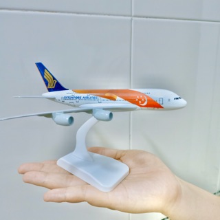 ⚡️[giá sỉ] Mô hình máy bay 20cm kim loại hãng SINGAPORE + Đế chưng bày đẹp