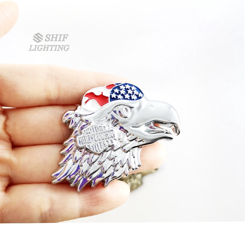 1 x Metal Hawk Eagle Harley Davidson Logo Motorbike Car Auto Truck Decorative Emblem Badge Sticker Decal