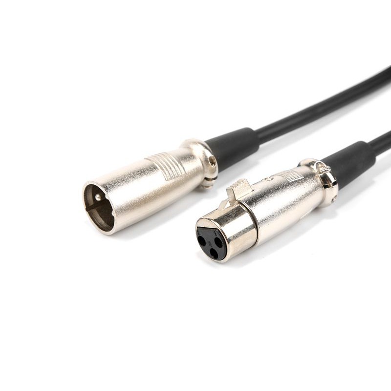 【1.5m/3m/5m/10m】Microphone Cable Audio Cord Wire Connector XLR 3-Pin Male to Female XLR Cable
