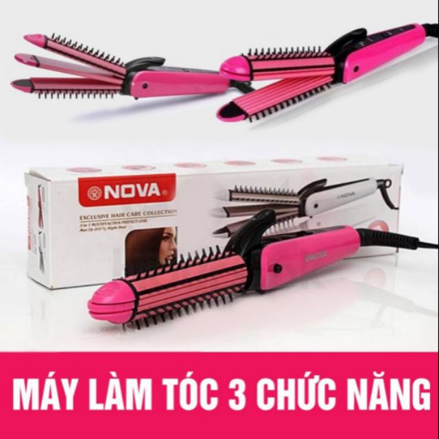 Lược Điện Làm Tóc 3 trong 1 Đa Chức Năng