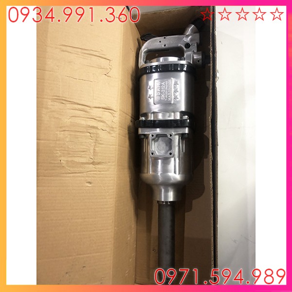Súng mở ốc bu long 1 inch dài mở lốp, súng xiết bulong 1 inch, saki-312A, Nhật Bản. Vặn bulong 60mm, Mở lốp Oto
