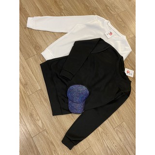 Áo Sweater Trơn Basic LISANNA Chất liệu nỉ bông ấm áp