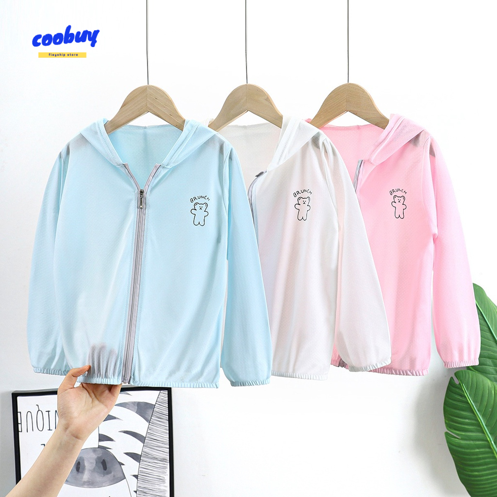 Áo Khoác Chống Nắng Mỏng Thoáng Khí Thời Trang Mùa Hè Dễ Thương Cho Bé