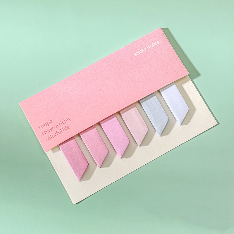 Giấy ghi chú label marker pastel NICOM dụng cụ văn phòng phẩm