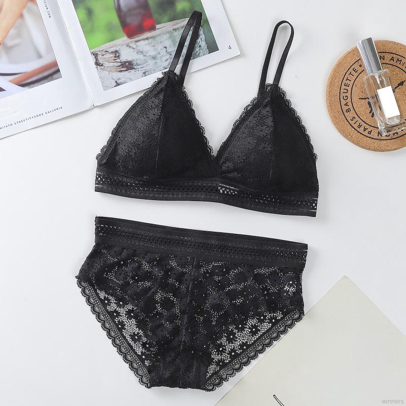 [Mã FASHIONT4WA2 giảm 10K đơn 50K] Bộ đồ lót ren không gọng gợi cảm thoải mái cho nữ | BigBuy360 - bigbuy360.vn