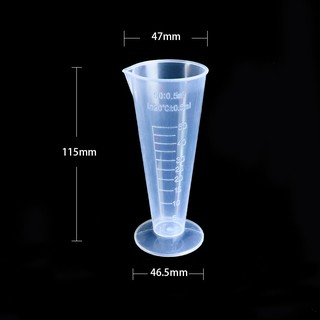 Ca Đong 50ml Nhựa Có Vạch Chia Định Lượng - Dáng Phễu