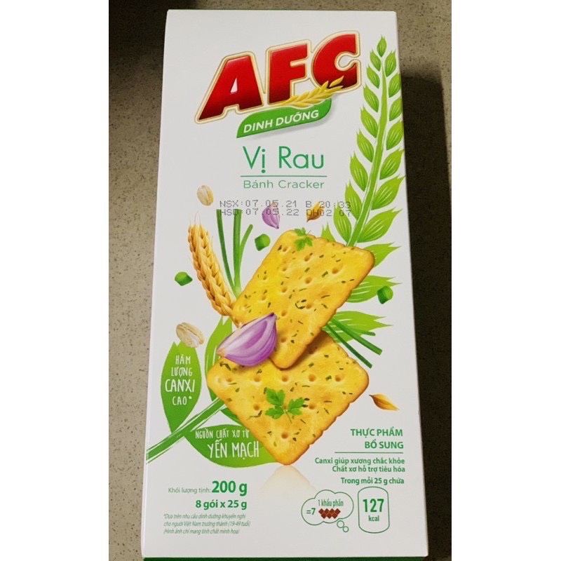 Bánh Lúa Mạch AFC 200g ( 8 gói bánh ) | BigBuy360 - bigbuy360.vn