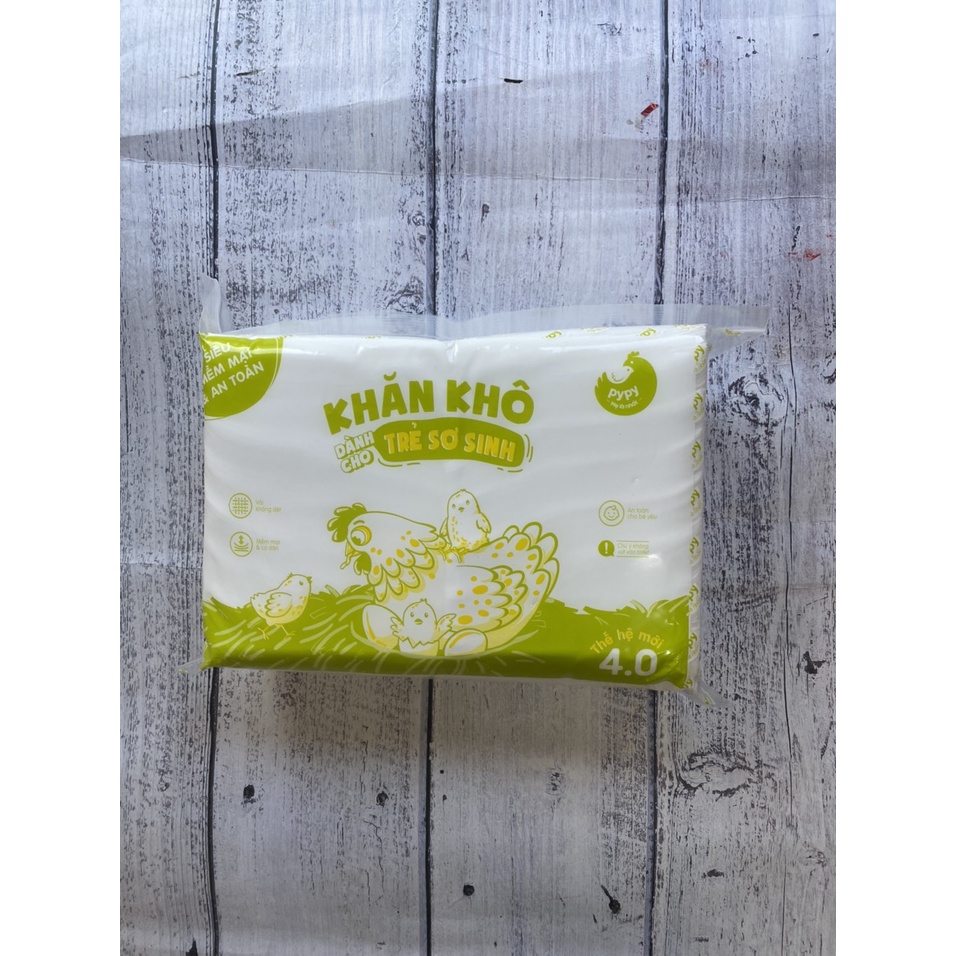 Khăn vải khô đa năng Pypy 400g an toàn tuyệt đối cho trẻ