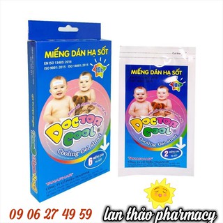Miếng dán hạ sốt doctorcool hộp 6 miếng