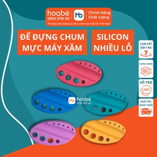 Đế Đựng Chum Mực Xăm Máy Phun Xăm Nhiều Lỗ DCPX HOA BÉ 2022