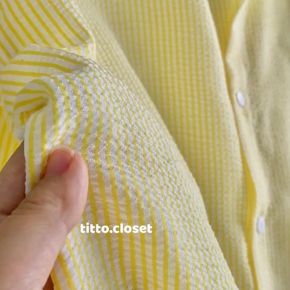 Áo Sơ Mi Kẻ Ngắn Tay Nice Shirts - Ảnh Thật - Titto Closet