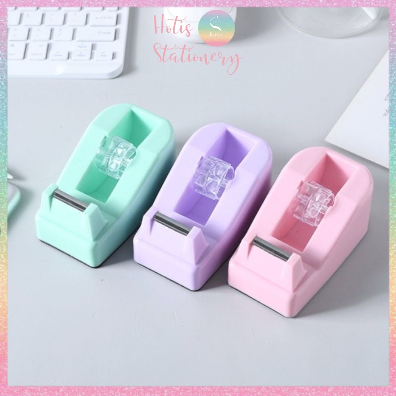 [HOTIS] Dụng cụ cắt băng keo/ washi giấy mini để bàn, nhiều màu, xinh xắn