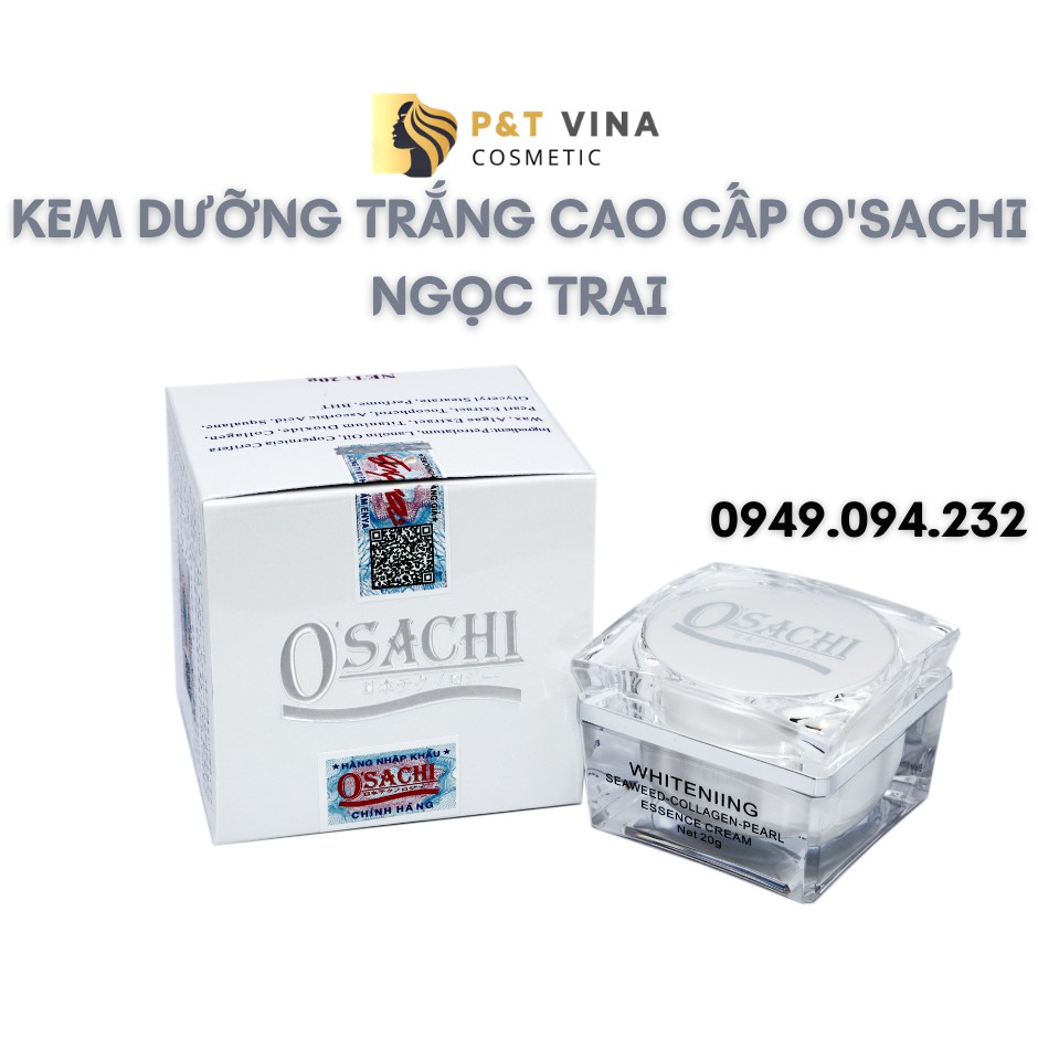 [Chính Hãng] Kem Dưỡng Trắng Da Ngừa Mụn Mờ Nám Osachi Tinh Chất Ngọc Trai 20g